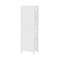 Alaterre Furniture Coventry 16"W x 48"H Bath Tall Storage Shelf ANCT72WH - alternate 2